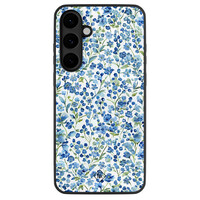Casimoda Samsung Galaxy S25 FE hoesje - Vintage blue floral