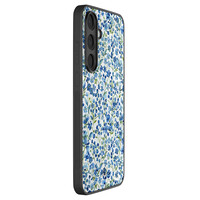 Casimoda Samsung Galaxy S25 FE hoesje - Vintage blue floral