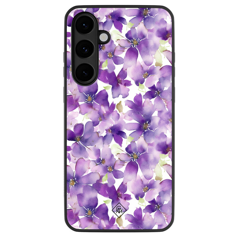 Casimoda Samsung Galaxy S25 FE hoesje - Floral violet