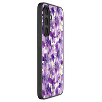 Casimoda Samsung Galaxy S25 FE hoesje - Floral violet