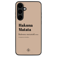 Casimoda Samsung Galaxy S25 FE hoesje - Hakuna matata