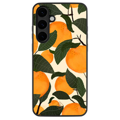 Casimoda Samsung Galaxy S25 FE hoesje - Orange garden Casimoda Samsung Galaxy S25 FE hoesje - Orange garden