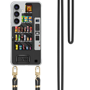 Casimoda Samsung Galaxy S25 FE hoesje met zwart koord - Snoepautomaat
