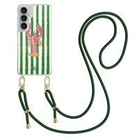 Casimoda Samsung Galaxy S25 FE hoesje met groen koord - Kreeft