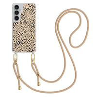 Casimoda Samsung Galaxy S25 FE hoesje met beige koord - Spot on