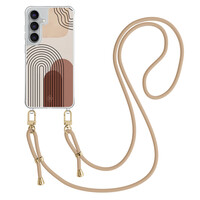 Casimoda Samsung Galaxy S25 FE hoesje met beige koord - Warm curves