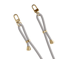 Casimoda Samsung Galaxy S25 FE hoesje met grijs koord - Abstract waves