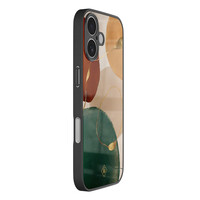 Casimoda iPhone 17 glazen hardcase - Earthy luxe