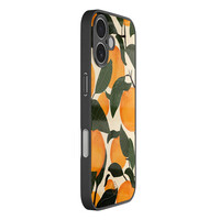 Casimoda iPhone 17 glazen hardcase - Orange garden