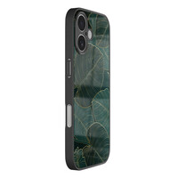 Casimoda iPhone 17 glazen hardcase - Monstera leaves