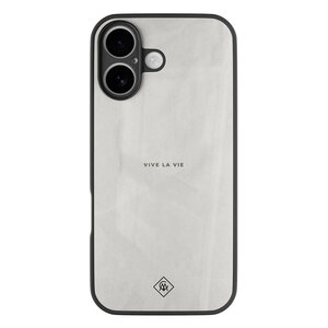 Casimoda iPhone 17 glazen hardcase - Vive la vie