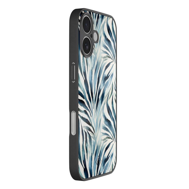 Casimoda iPhone 17 glazen hardcase - Japandi waves