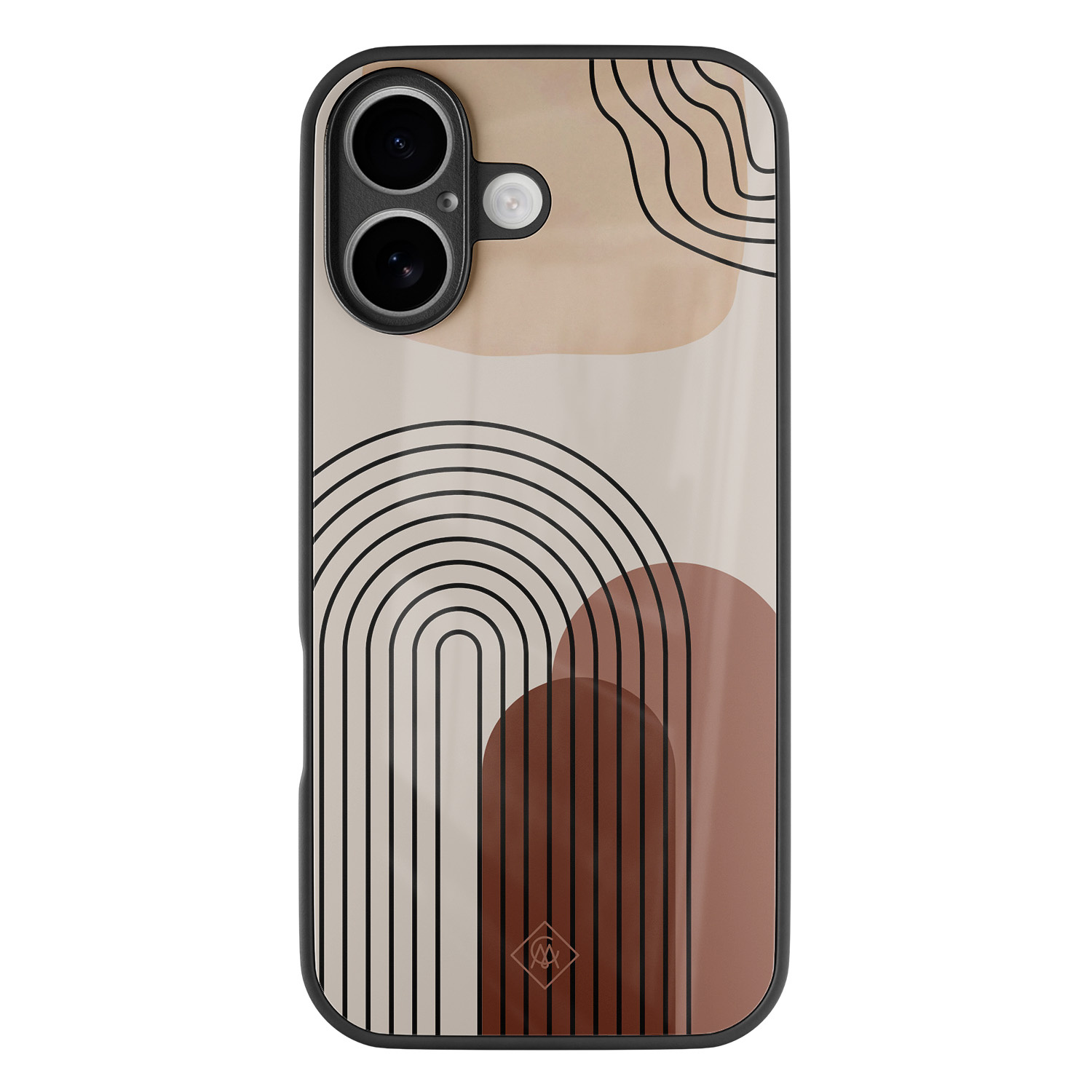 iPhone 17 glazen hardcase Warm curves