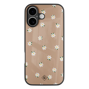 Casimoda iPhone 17 glazen hardcase - Sweet daisies