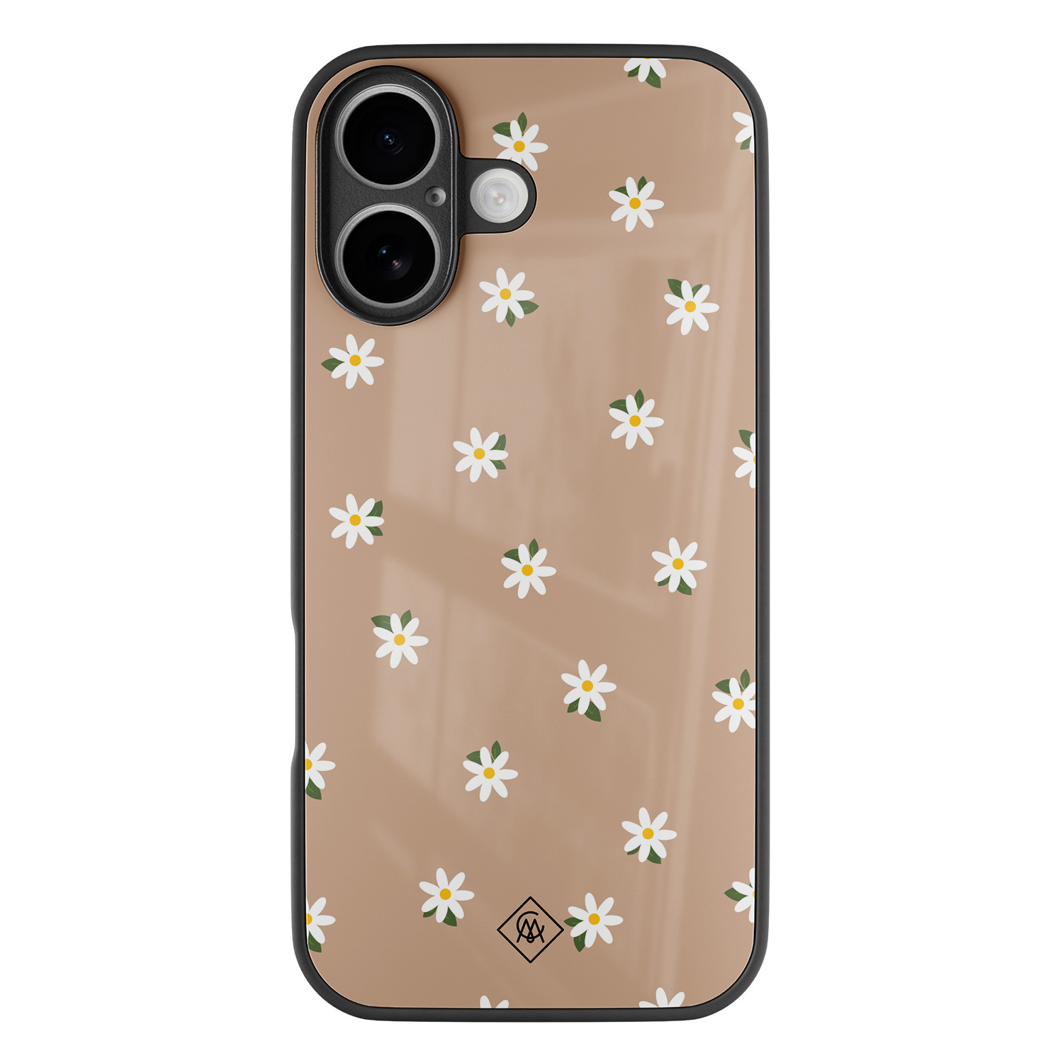 iPhone 17 glazen hardcase Sweet daisies