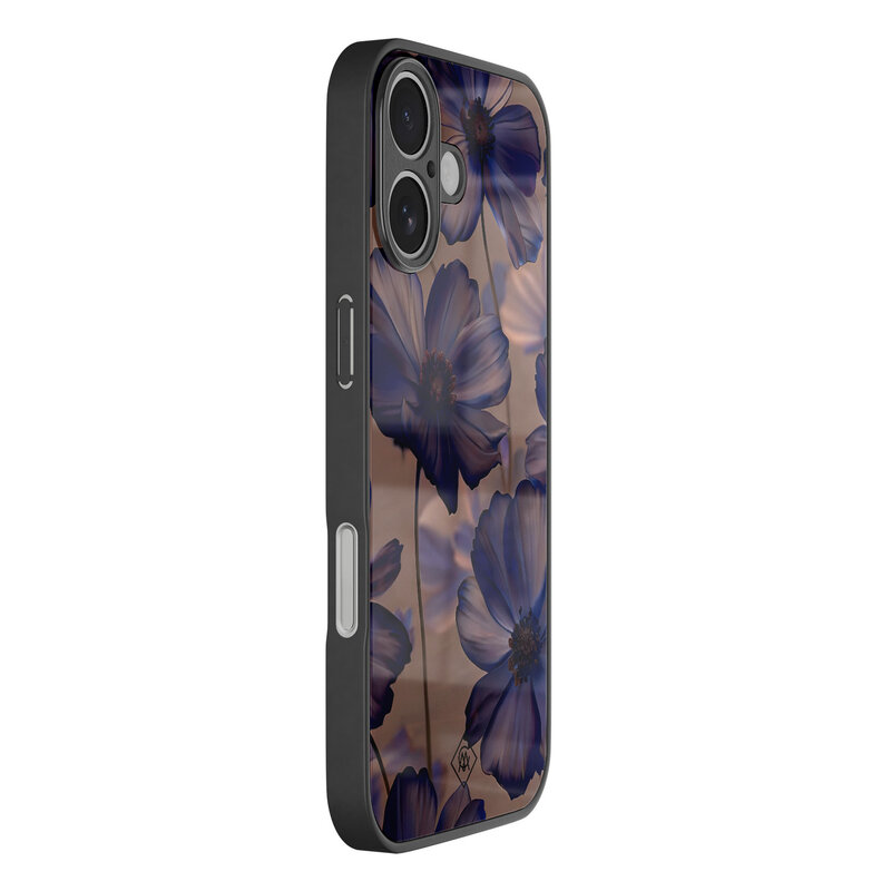 Casimoda iPhone 17 glazen hardcase - Twilight petals