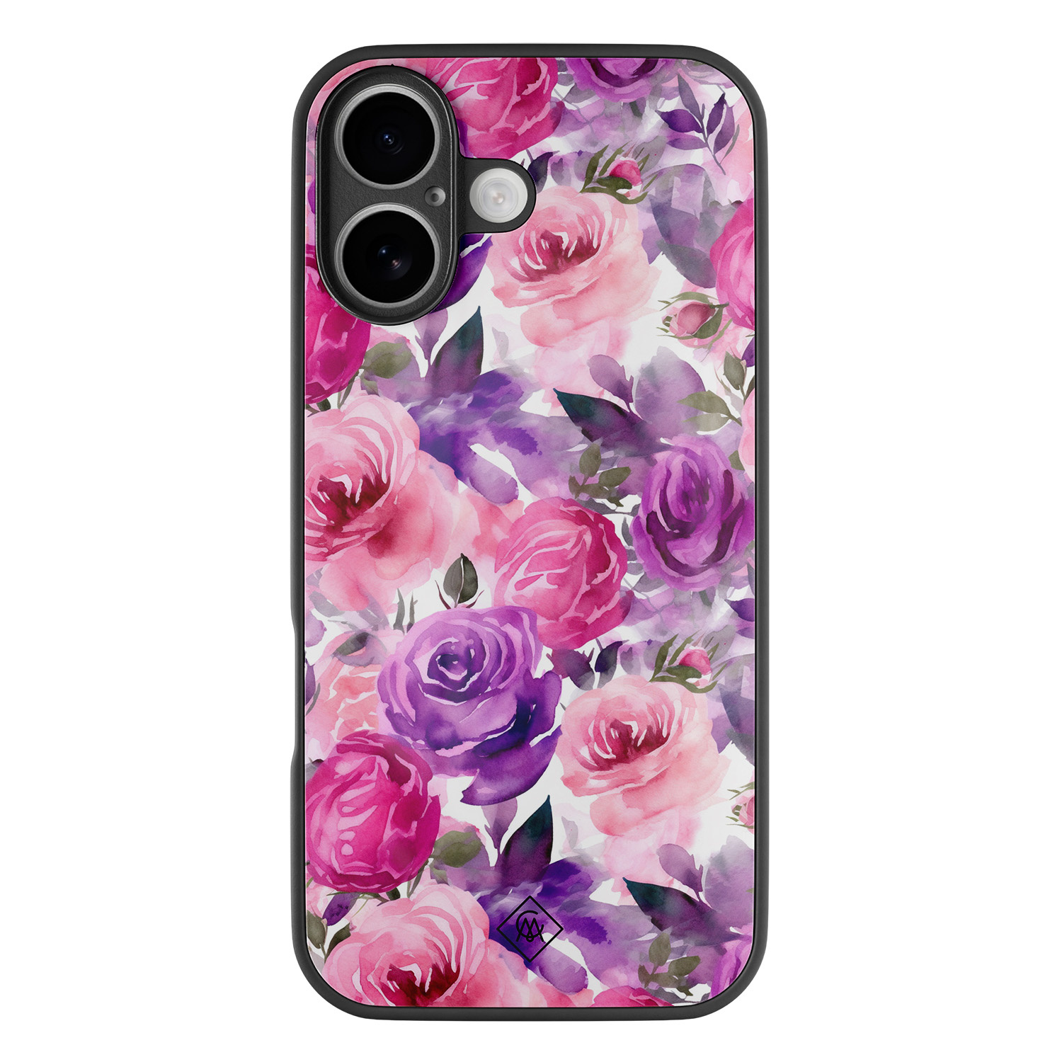 iPhone 17 glazen hardcase Rosy blooms