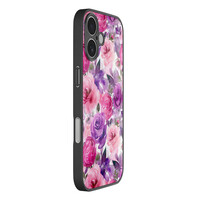 Casimoda iPhone 17 glazen hardcase - Rosy blooms