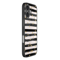 Casimoda iPhone 17 glazen hardcase - Hart streepjes
