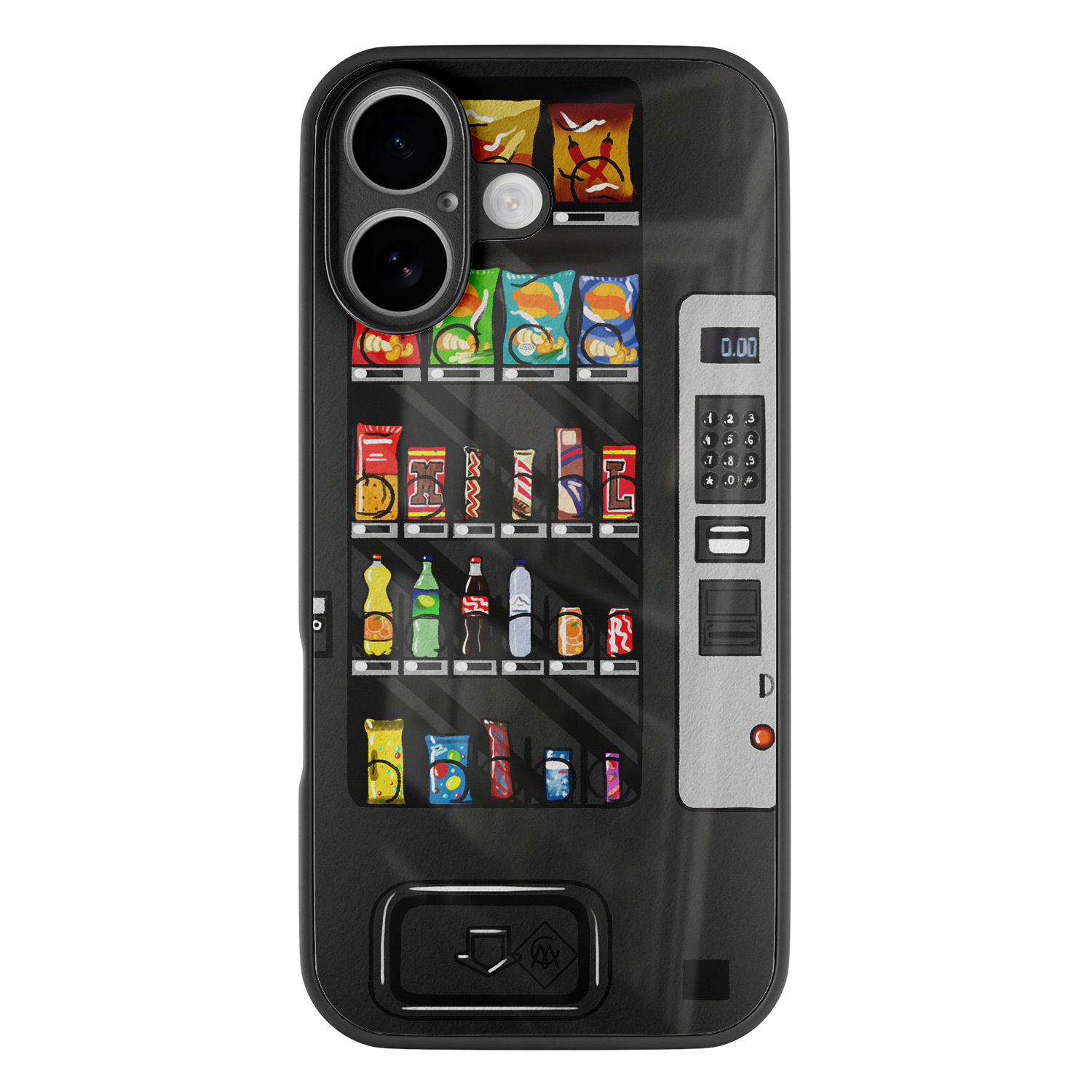 iPhone 17 glazen hardcase Snoepautomaat