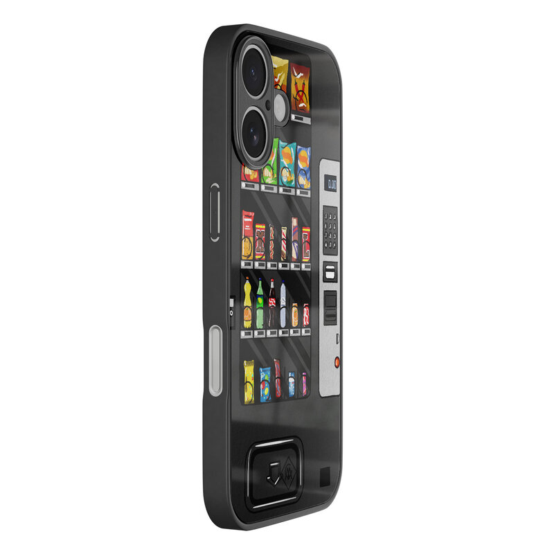 Casimoda iPhone 17 glazen hardcase - Snoepautomaat