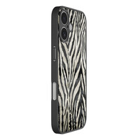 Casimoda iPhone 17 glazen hardcase - Zebra