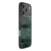Casimoda iPhone 17 Pro glazen hardcase - Monstera leaves