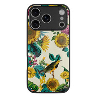 Casimoda iPhone 17 Pro glazen hardcase - Sunflowers