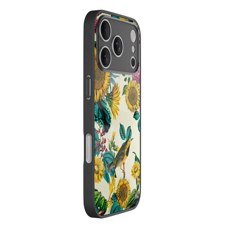 Casimoda iPhone 17 Pro glazen hardcase - Sunflowers