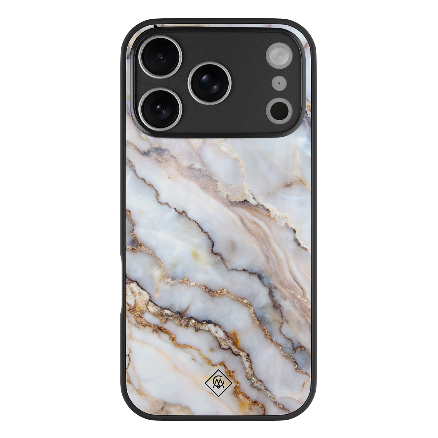 iPhone 17 Pro glazen hardcase Marble dream