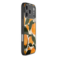 Casimoda iPhone 17 Pro Max glazen hardcase - Orange garden