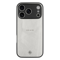 Casimoda iPhone 17 Pro Max glazen hardcase - Vive la vie