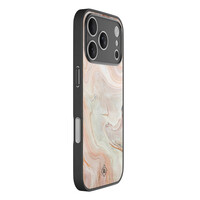Casimoda iPhone 17 Pro Max glazen hardcase - Marmer waves