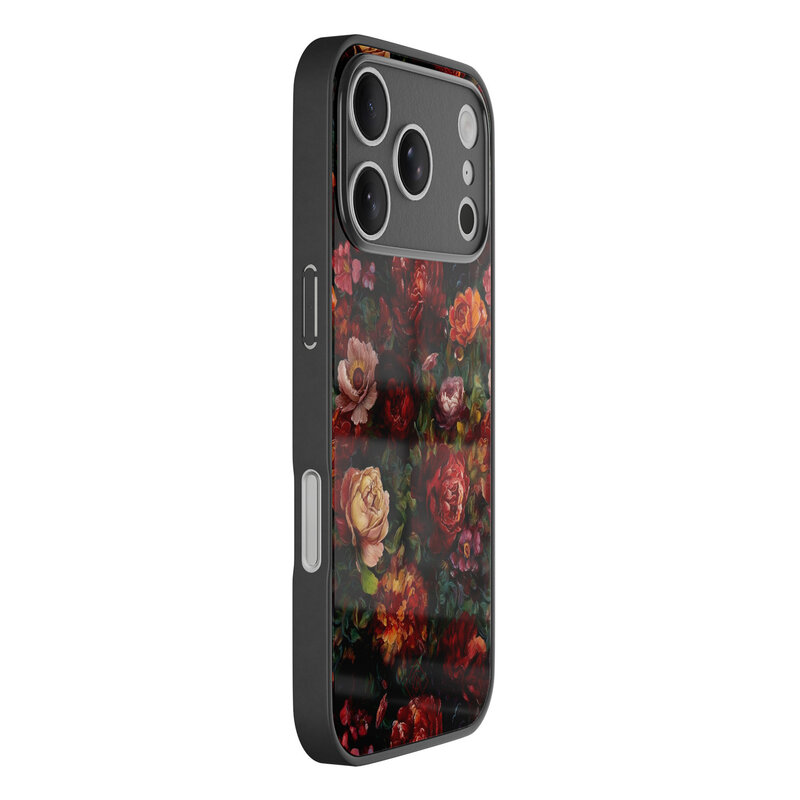Casimoda iPhone 17 Pro Max glazen hardcase - Floral garden
