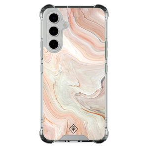Casimoda Samsung Galaxy A54 shockproof hoesje - Marmer waves