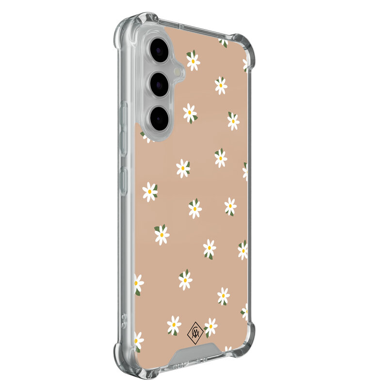Casimoda Samsung Galaxy A54 shockproof hoesje - Sweet daisies
