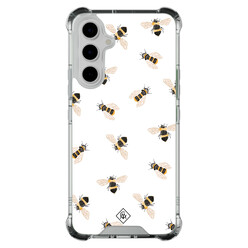 Casimoda Samsung Galaxy A54 shockproof hoesje - Bee happy