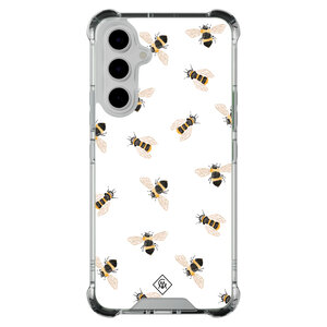 Casimoda Samsung Galaxy A54 shockproof hoesje - Bee happy