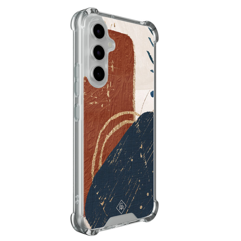 Casimoda Samsung Galaxy A54 shockproof hoesje - Abstract terracotta