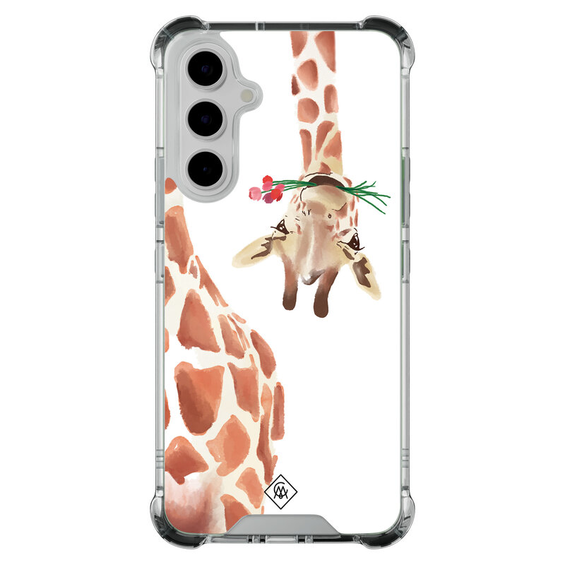 Casimoda Samsung Galaxy A54 shockproof hoesje - Giraffe