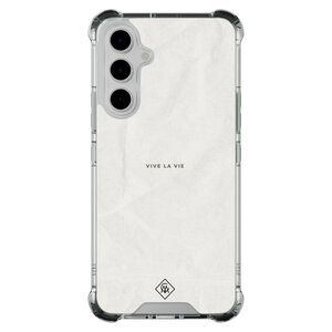 Casimoda Samsung Galaxy A54 shockproof hoesje - Vive la vie