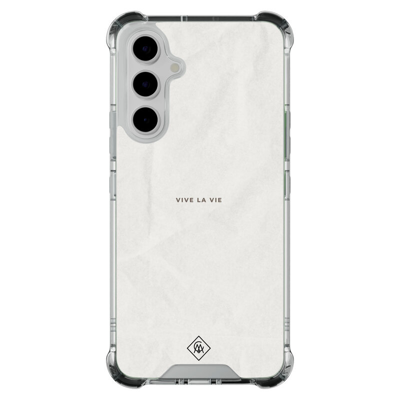 Casimoda Samsung Galaxy A54 shockproof hoesje - Vive la vie