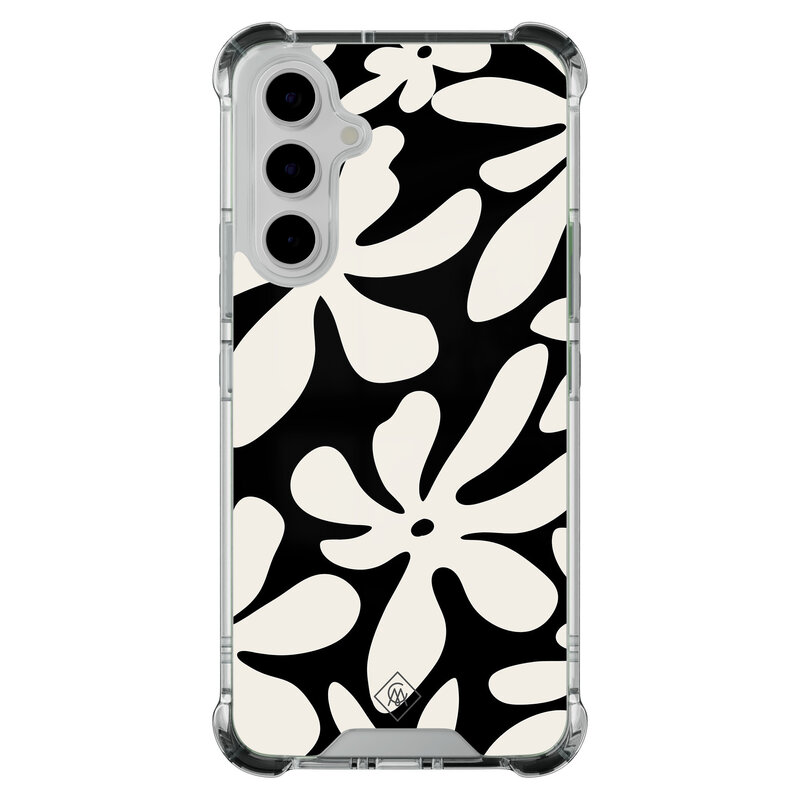 Casimoda Samsung Galaxy A54 shockproof hoesje - Noir bloom