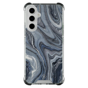 Casimoda Samsung Galaxy A54 shockproof hoesje - Midnight marble