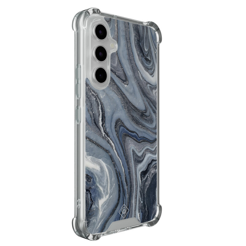 Casimoda Samsung Galaxy A54 shockproof hoesje - Midnight marble