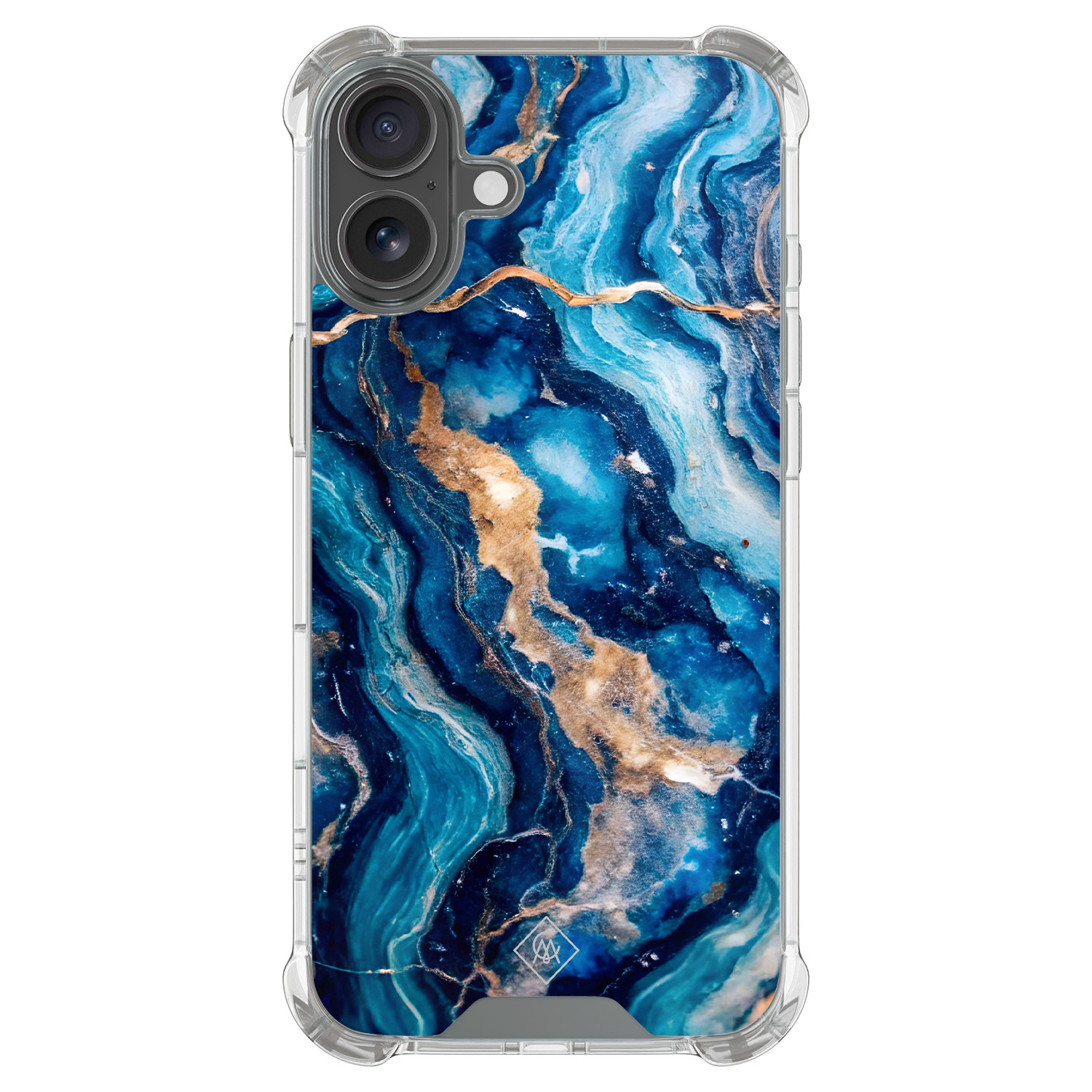 iPhone 17 shockproof hoesje Ocean marble