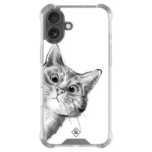 Casimoda iPhone 17 shockproof hoesje - Kat kiekeboe