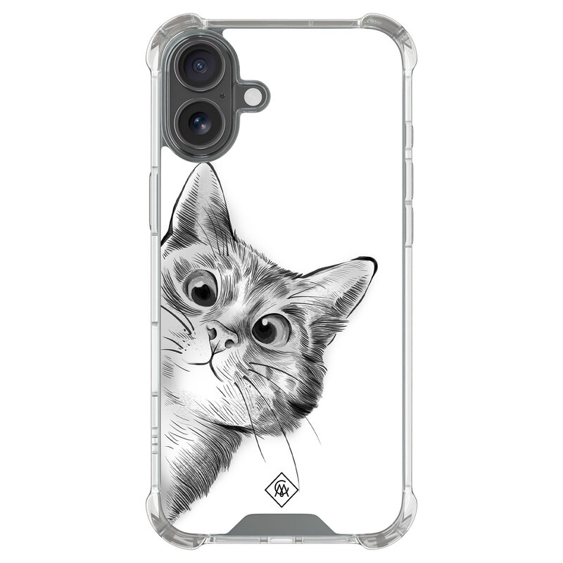Casimoda iPhone 17 shockproof hoesje - Kat kiekeboe