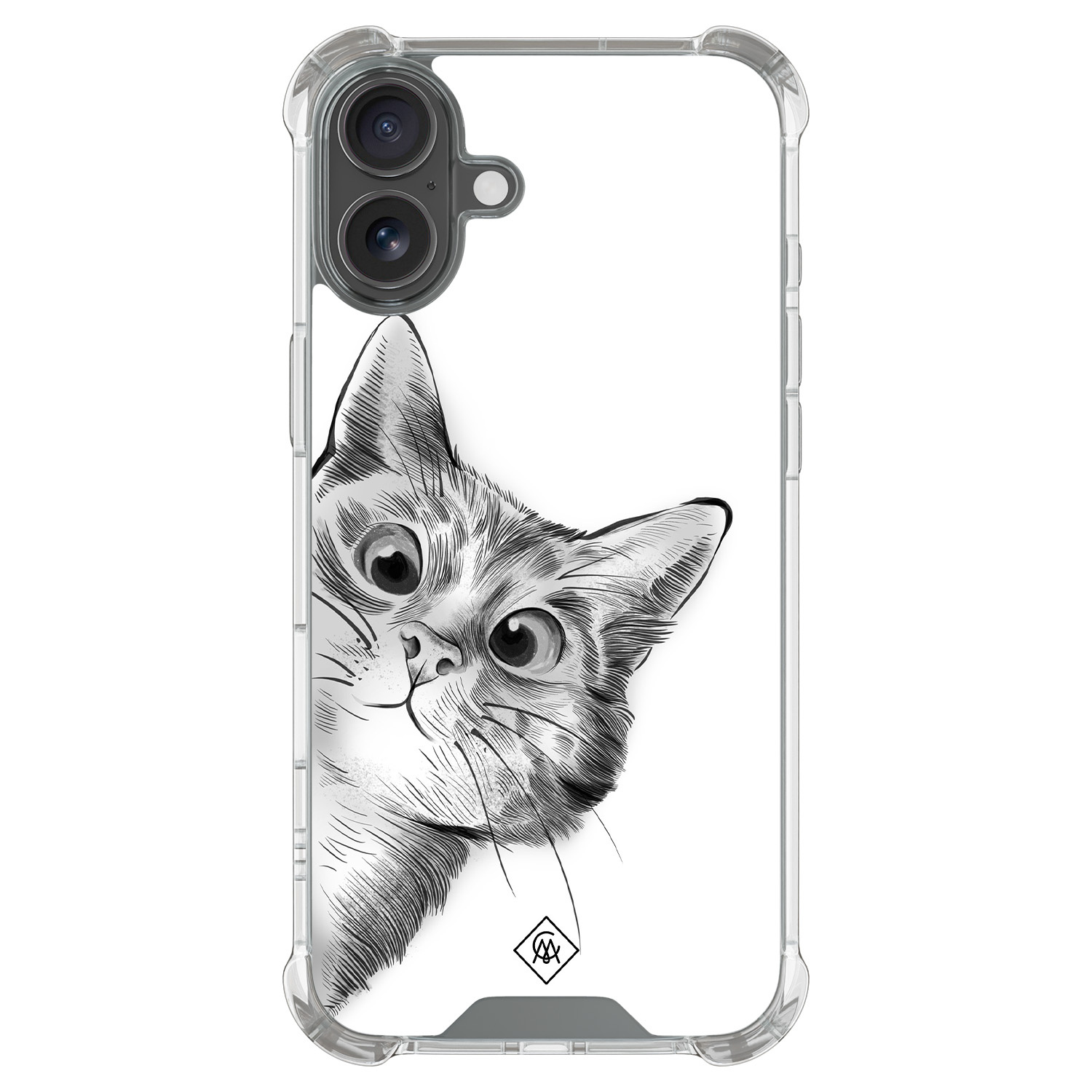 iPhone 17 shockproof hoesje Kat kiekeboe