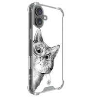 Casimoda iPhone 17 shockproof hoesje - Kat kiekeboe